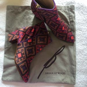 Brian Atwood Aztec Booties